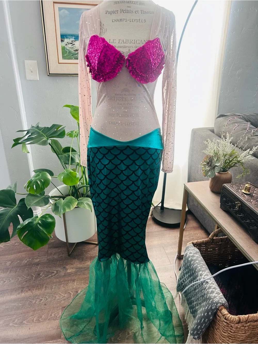 mermaid dress costume